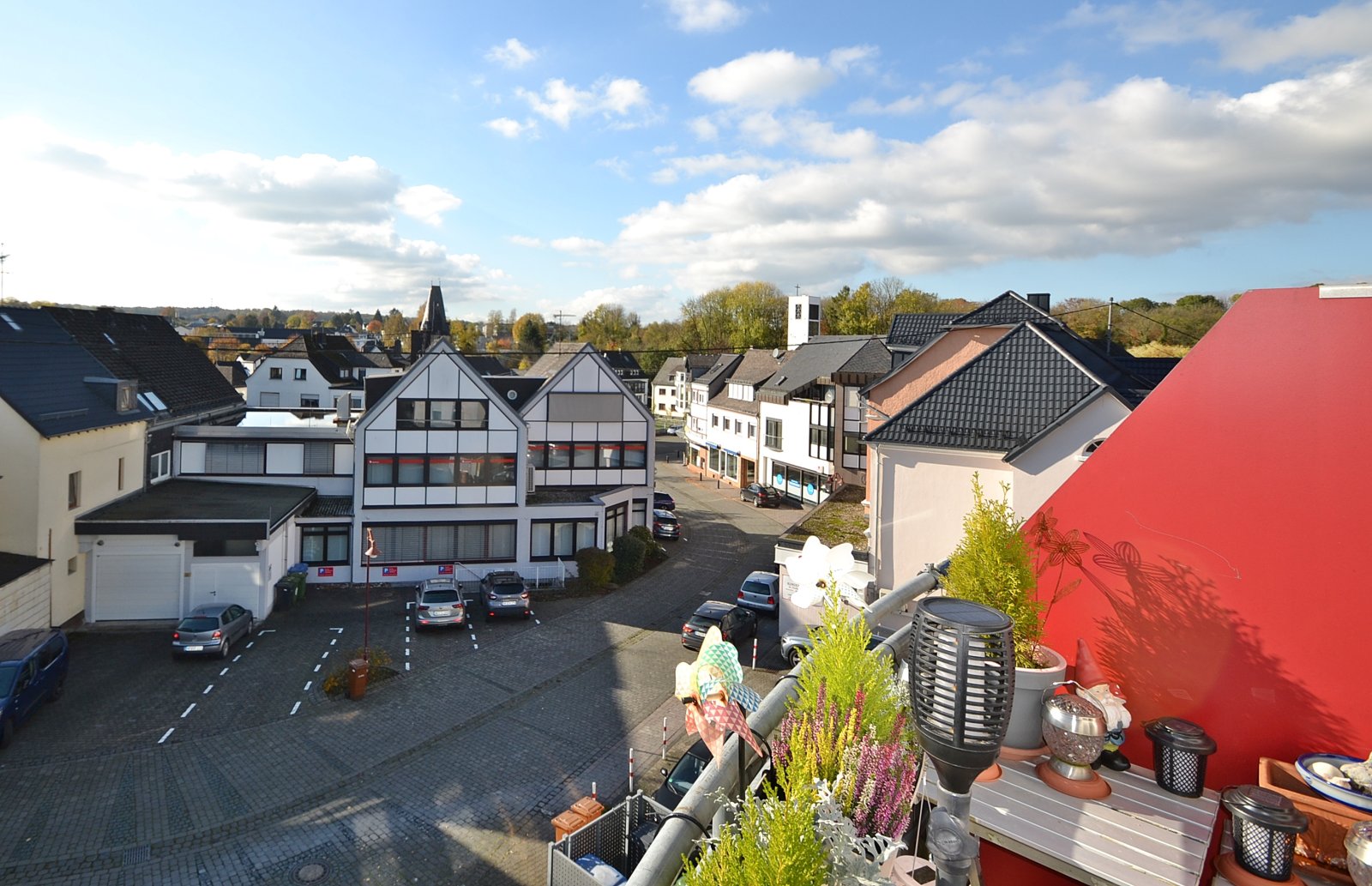 Balkonhälfte Richtung Süden